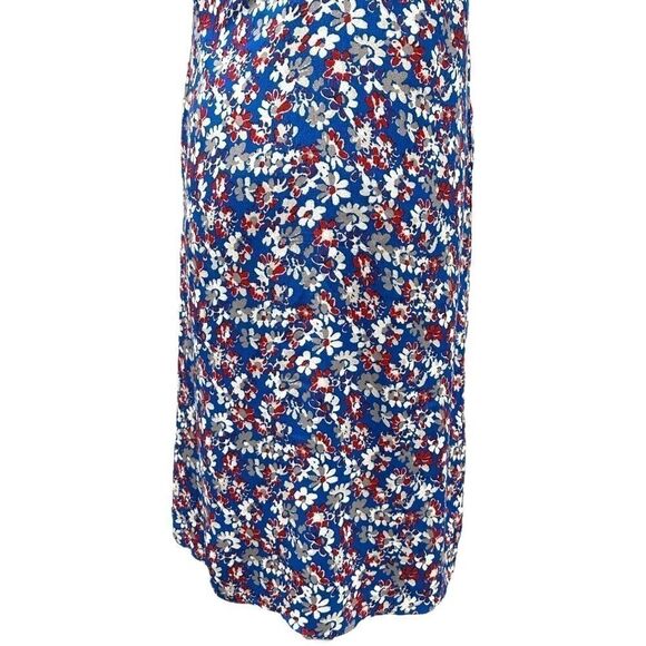 rag & Bone Estell Floral Crepe Sleeveless Midi Dress Sz S - Picture 9 of 14